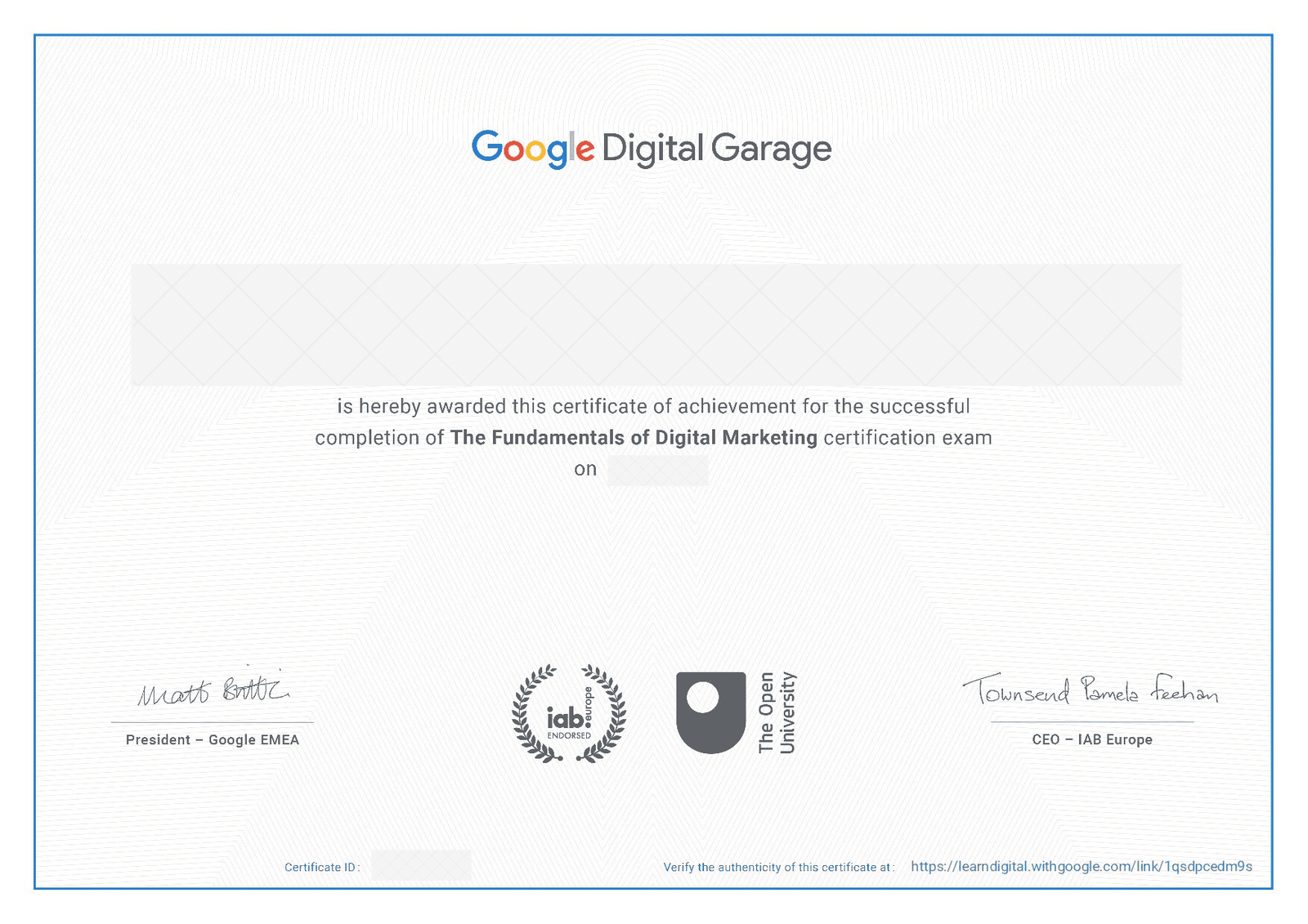 Google Certification